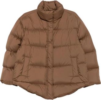 Max Mara Mstzona Padded Jacket - Dames - Winterjassen - Bruin - S - Jassen