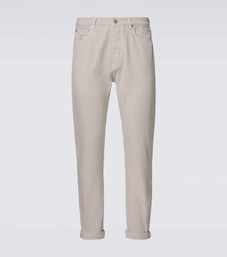 Brunello Cucinelli High-rise straight jeans