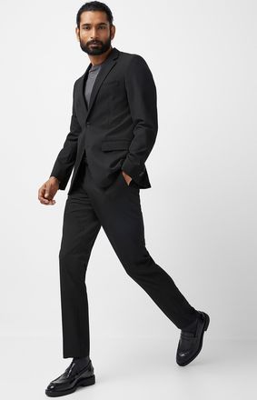 Le 31 Mens Monochrome recycled polyester suit Stockholm fit - Slim