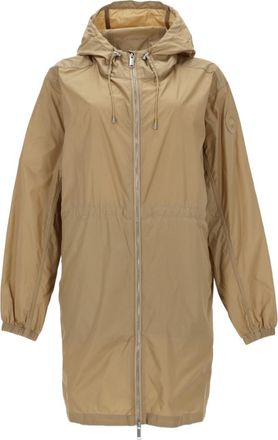 Canada Goose Beige Solid Hood Jacket