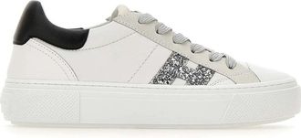 Hogan Crosswind Sneakers - Dames - Sneakers - Wit - 40 EU - Katoen - Schoenen