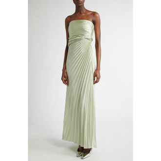 A.L.C. Layla Stapless Pleated Gown in Spearmint at Nordstrom Rack, Size 6
