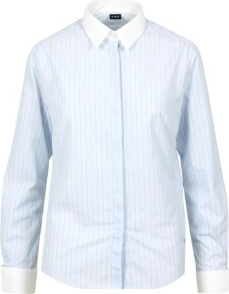Fay Camisa - Blouses & Shirts - Mujer - Azul - M