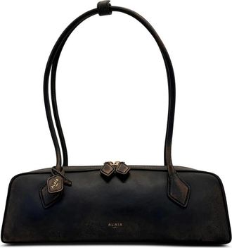 Alaia Medium Le Teckel Aged Shoulder Bag
