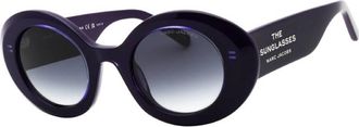 Marc Jacobs Grey Oval Ladies Sunglasses MARC 799/S RY8 47