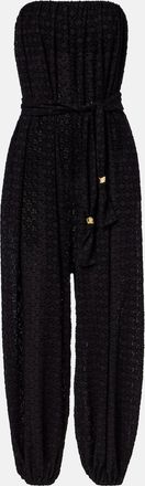 Eres Evening silk and cotton jacquard jumpsuit
