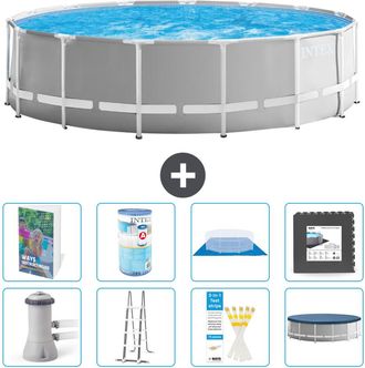 Intex Piscina Prism Frame Redonda - 457x122 Cm - 9-piezas S563