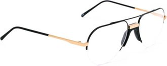 Andy Wolf Handgemaakte metalen acetaat zonnebril - Heren - Brillen - Zwart - ONE Size - Wol - Accessoires