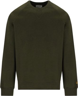 Carhartt Work in Progress Chase Sweatshirt - Heren - Ronde hals truien - Groen - S - Katoen - Truien & Vesten