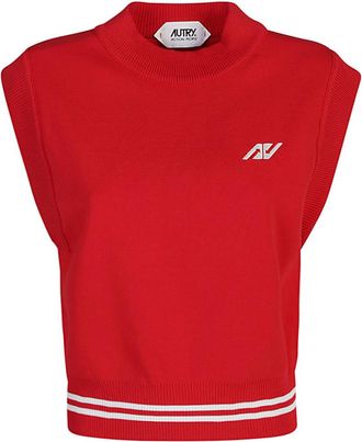 Autry Red Red Logo Vest