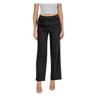 Street One Broeken, Dames, Zwart, 3XL L30, Klassieke Straight Leg Broek