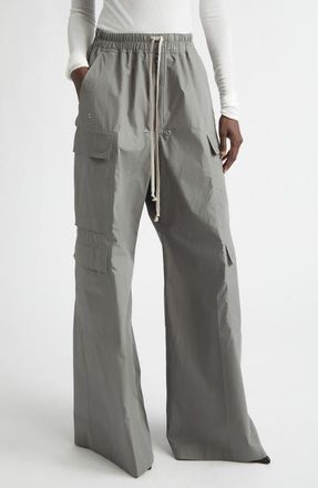 Rick Owens Cargobelas Cotton Cargo Pants in Grey at Nordstrom, Size 6 Us