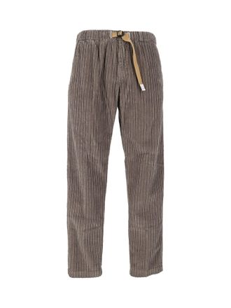 White Sand Pantalone Lungo Wide Stripe Cord