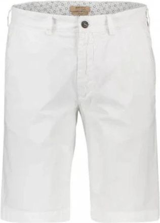 40weft Bermuda Man Sergentbe_7031 40W441 - Heren - Korte Broeken - Wit - 2XS - Korte Broeken