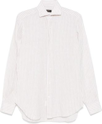 Barba Camicia a righe - Toni neutri