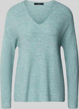 Vero Moda Regular Fit Pullover mit V-Ausschnitt Modell CREWLEFILE in Schilf, Gr&ouml;&szlig;e XL