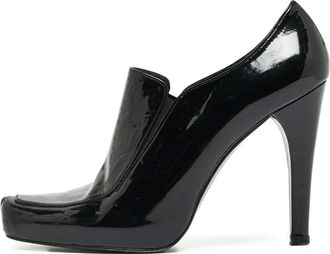 Stuart Weitzman Pumps in pelle verniciata con plateau Pre-owned 125mm - Nero