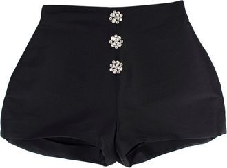 Silvia Astore Black Abigail Hot Pant Size XS