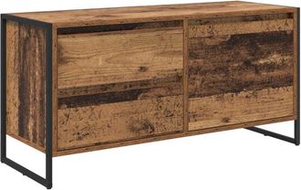 vidaXL TV Cabinet Old Wood 100 x 36 x 49.5 cm Engineered Wood vidaXL