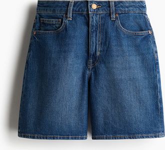 H&M Jeansshorts mit hohem Bund - Blue