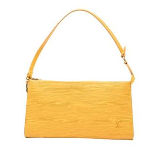 Louis Vuitton Pre-owned Shoulder Bags, female, Yellow, Size: ONE SIZE Pre-owned Vintage Shoulder Bag