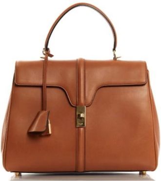 Celine Tan Classic 16 Top Handle Bag