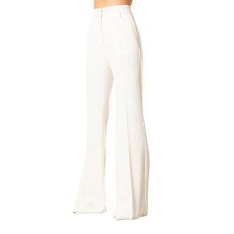 Max Mara Wide Trousers, female, Beige, Size: L Pantalone completo