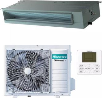 Hisense Aire Acondicionado Conducto Adt35ux4rsbl8 + Auw35u4rs8 - Hisense