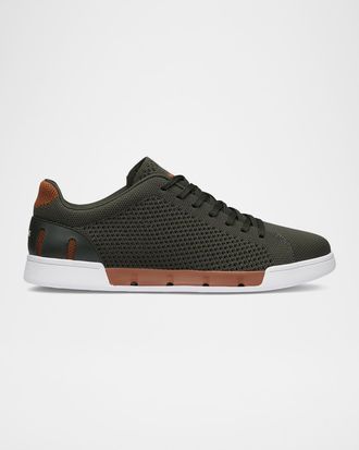 Swims Men & apos;s Breeze Tennis Knit Low-Top Sneakers