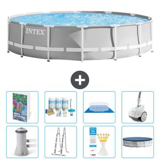 Intex Piscina Prism Frame Redonda - 427x107 Cm - 9-piezas S658