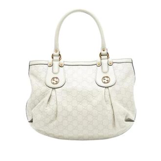 Gucci Pre-owned Handbags, female, White, Size: ONE SIZE Pre-owned Scarlett Tote