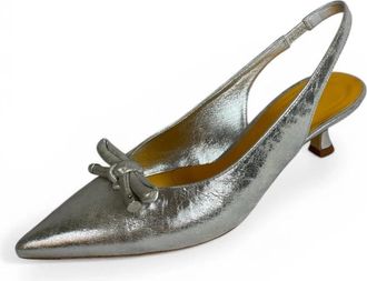 Mara Bini Z539 Vintage Slingpumps - Dames - Pumps - Grijs - 40 EU - Leer - Schoenen