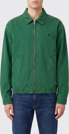 Polo Ralph Lauren Harrington Relaxed Fit Cotton Jacket with Embroidered Logo