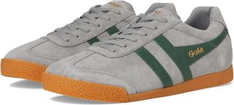 Gola Harrier Mens Shoes Cement/Evergreen : 10.5 D - Medium, Suede