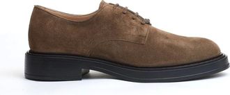 Tod's Tods, Laced Shoes, male, Brown, Size: 9 1/2 US Brown Suede Lace-Up Shoes