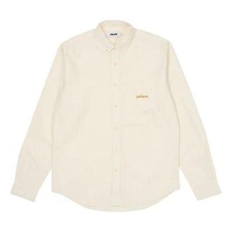 Palace Oxford Shirt Soft White P24SHT019