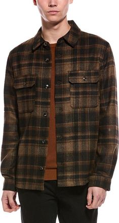 Slate & Stone Plaid Wool-Blend Shirt Jacket