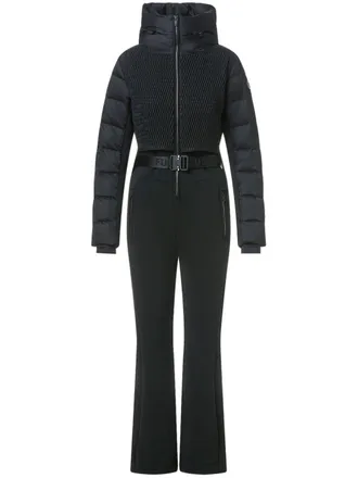 Fusalp Marie ski suit - women - Polyester/Polyurethane/Polyester/Polyamide/Duck Down/Duck Feathers - 40 - Black