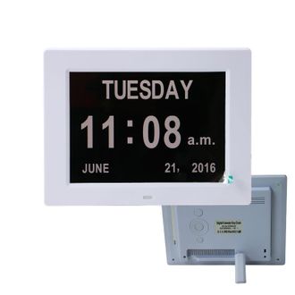 Gabrielle Reloj Digital Gabrielle Con Calendario Y Pantalla Lcd De 8 Con Fecha, D&iacute;a Y Hora Reloj Para Personas Con Alzheimer Reloj Para Personas Mayores, Ideal 