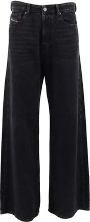Diesel Relaxed Jeans 1996 D-Sire - Dames - Loose Fit Jeans - Zwart - W28 - Katoen - Jeans