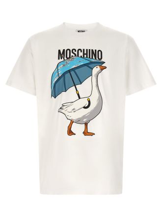 Moschino Witte Katoenen T-Shirt
