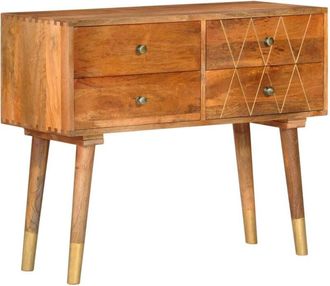 vidaXL Aparador de madera maciza de mango 85x40x70 cm Vidaxl