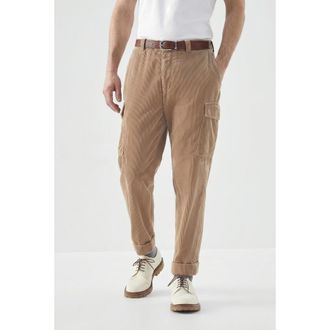 Brunello Cucinelli Light Brown Corduroy Trousers, Brand Size 54 (US Size 38)