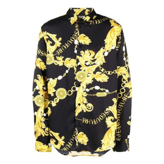 Versace Jeans Couture Stijlvolle Shirt Collectie - Heren - Casual Overhemden - Veelkleurig - L - Overhemden