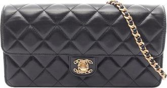 Chanel Pre-owned East West Classic Flap - - Pre-owned - Donna - Nero - ONE SIZE