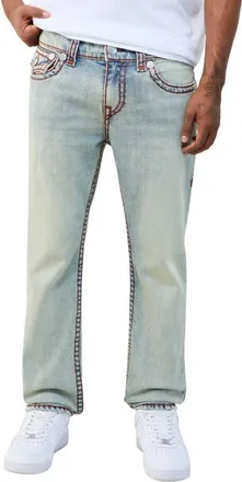 True Religion Rocco Super T Flap Slim Fit Jeans in Arena Lights Bleach Wash at Nordstrom, Size 30
