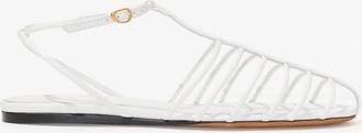 Proenza Schouler Womens Tee Cage Sandals In White