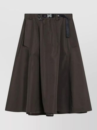 Prada skirt featuring belt loops and flap detail