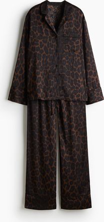 H&M Satinpyjama - Beige