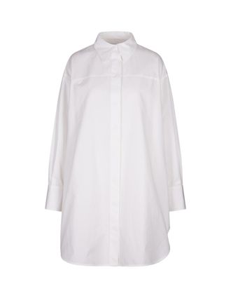 Jil Sander White Poplin Shirt Dress